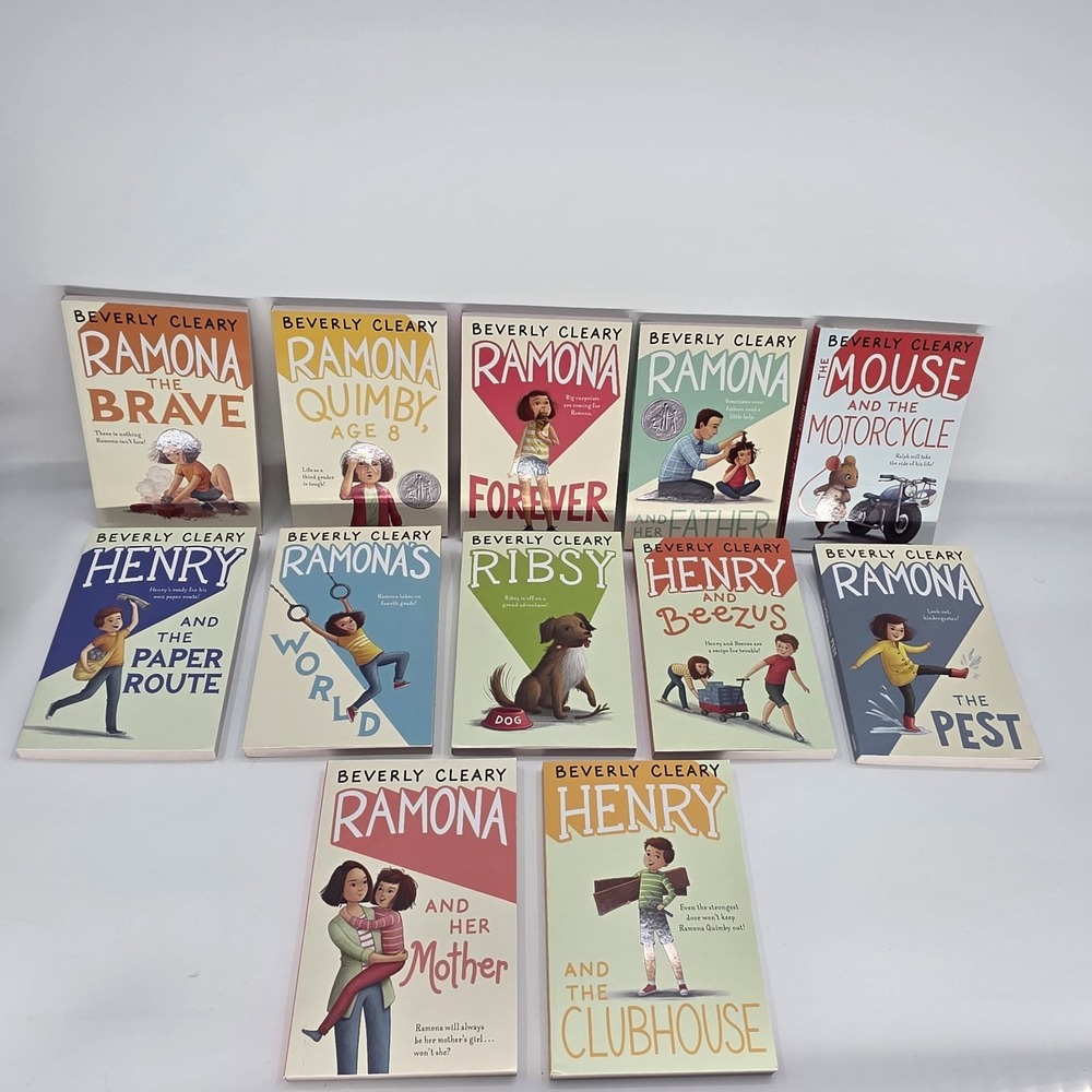 NEW Beverly Cleary Collection Books Lot Of 12 Ramona Henry Ribsy Paperback